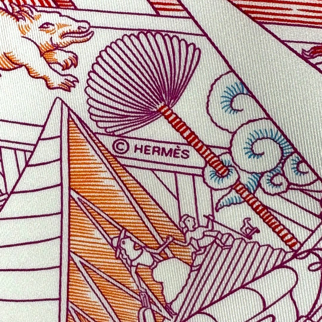 Animapolis - FOULARD HERMES 90 cm - Carré Society