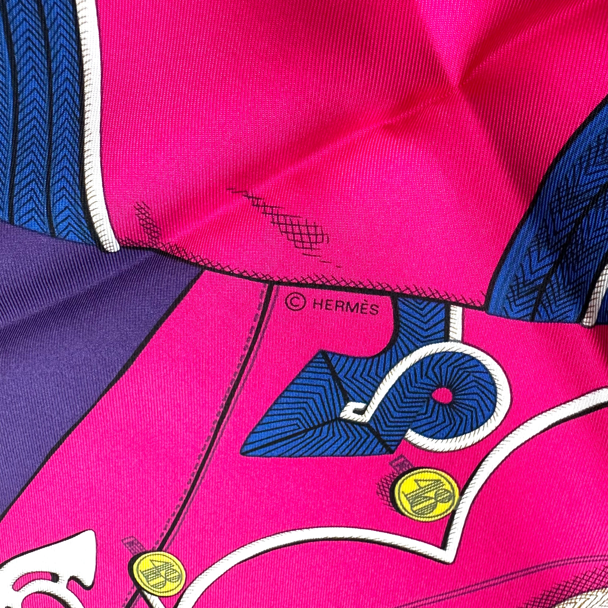 Zouaves and Dragons - Hermès Scarf 90 cm