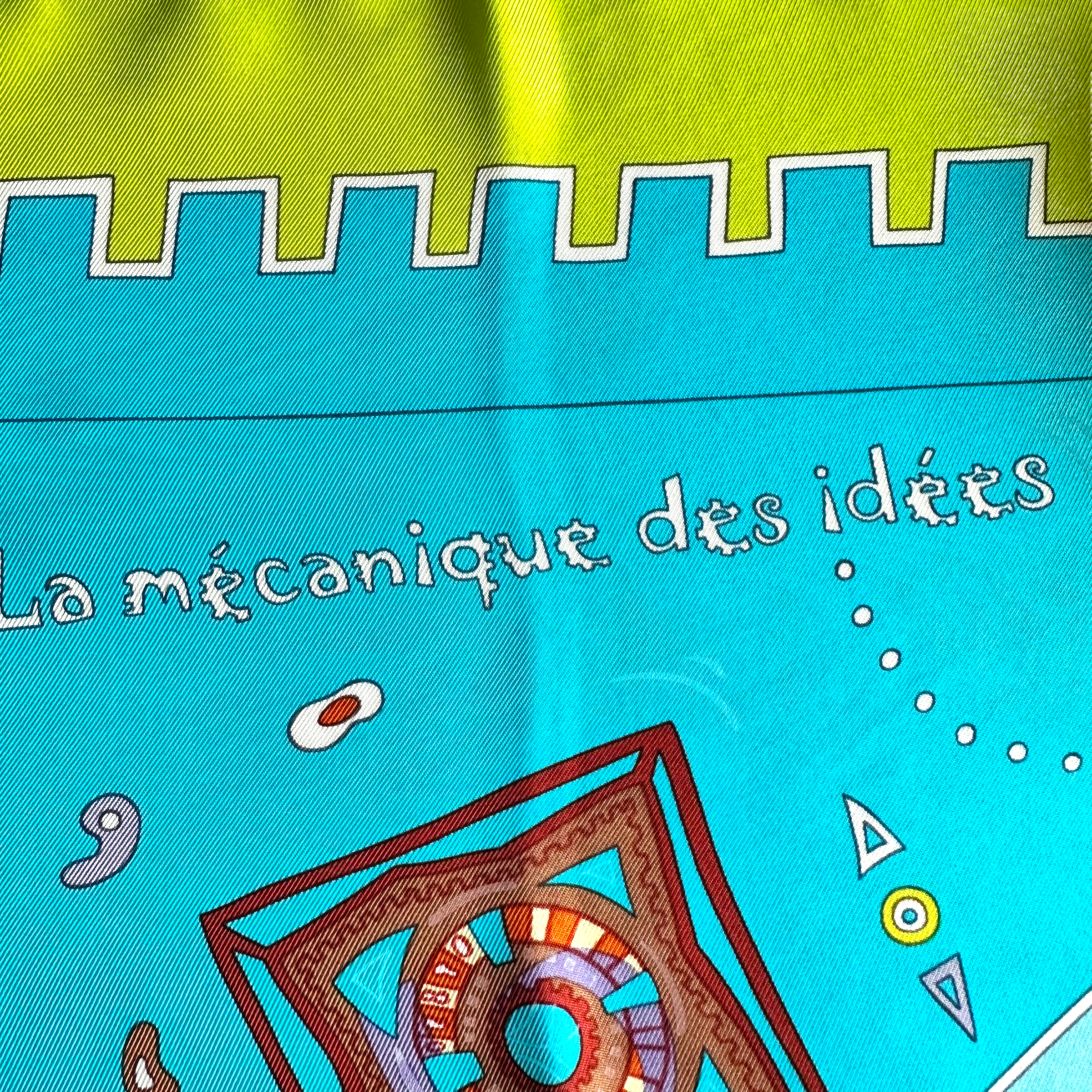 HERMES SQUARE SCARF The mechanics of ideas
