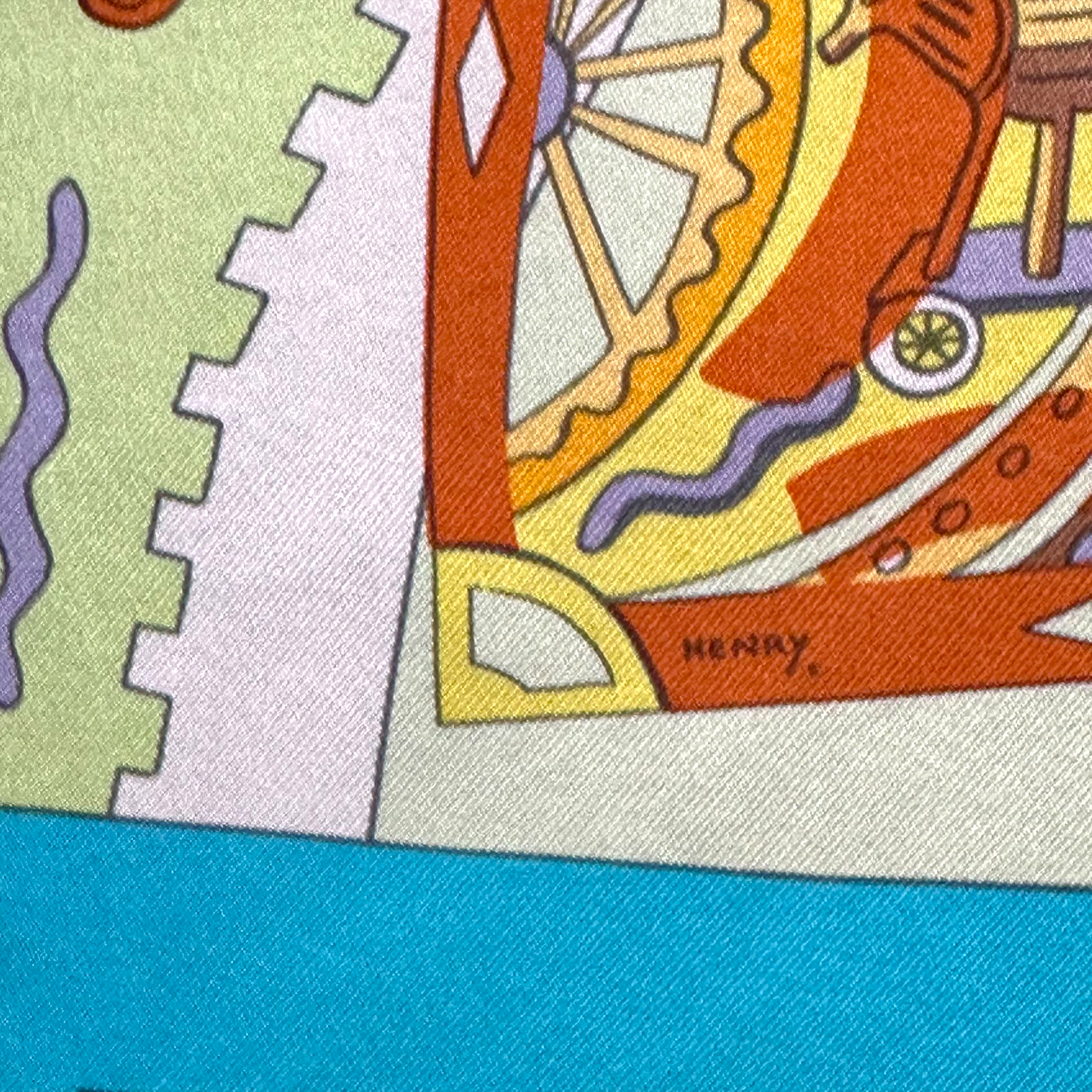 HERMES SQUARE SCARF The mechanics of ideas