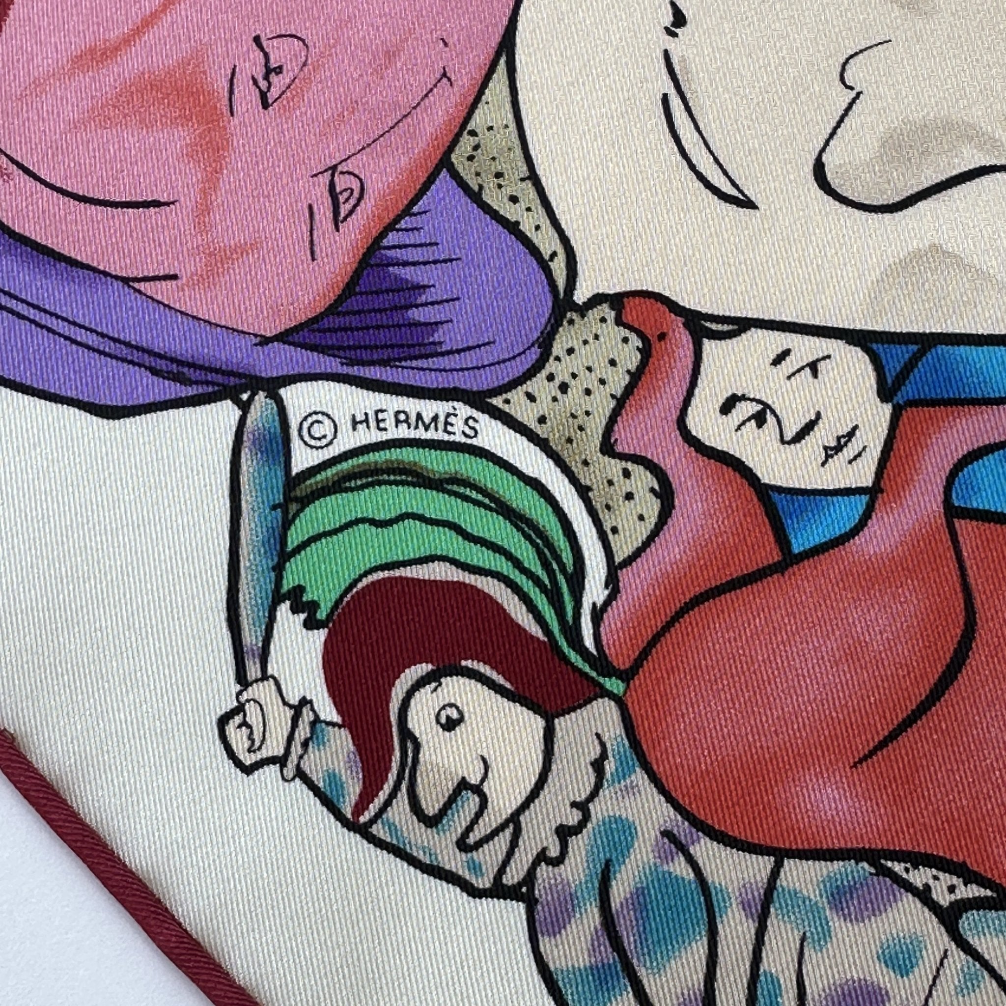 Métamorphoses d'Hermès - FOULARD HERMES 90 CM