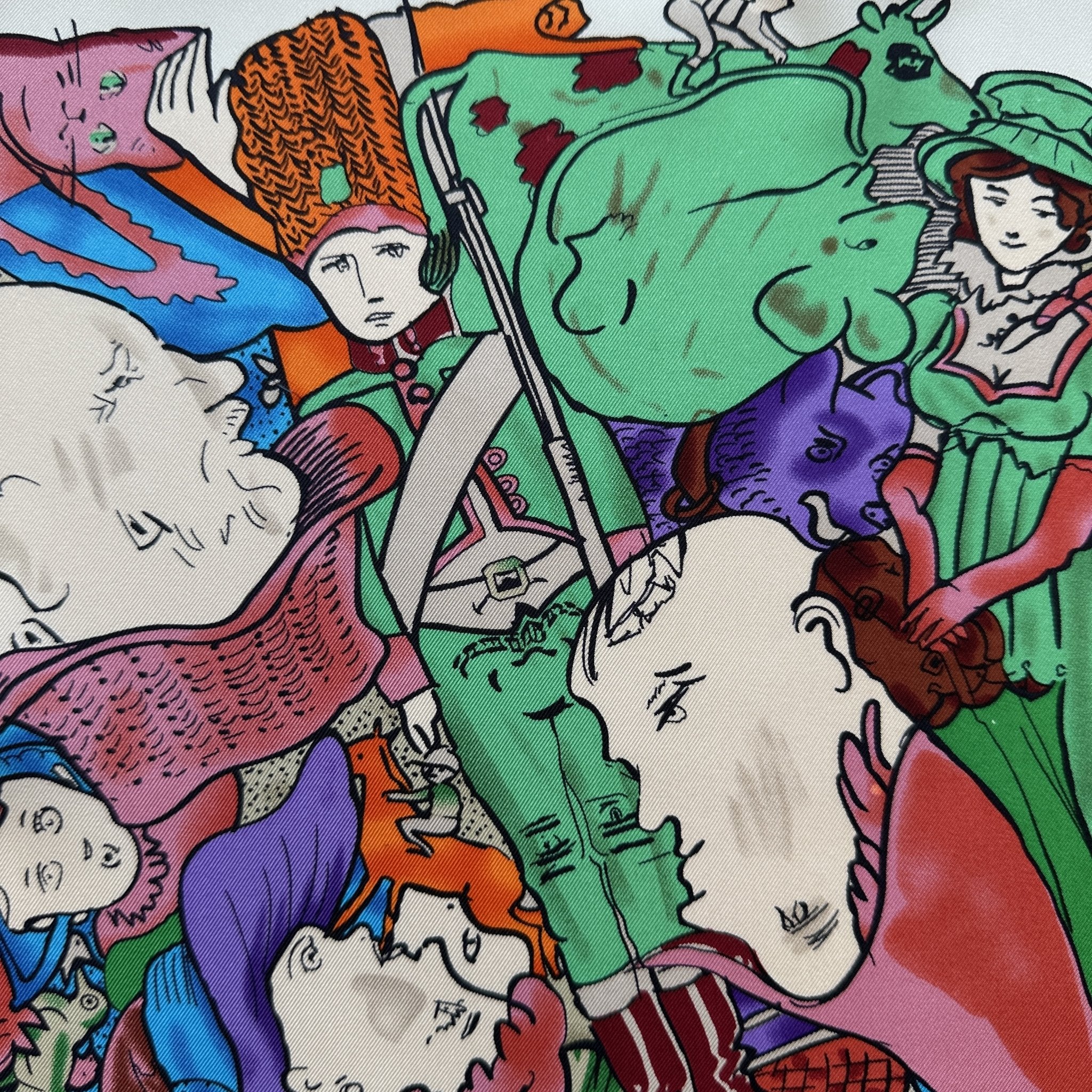Métamorphoses d'Hermès - FOULARD HERMES 90 CM