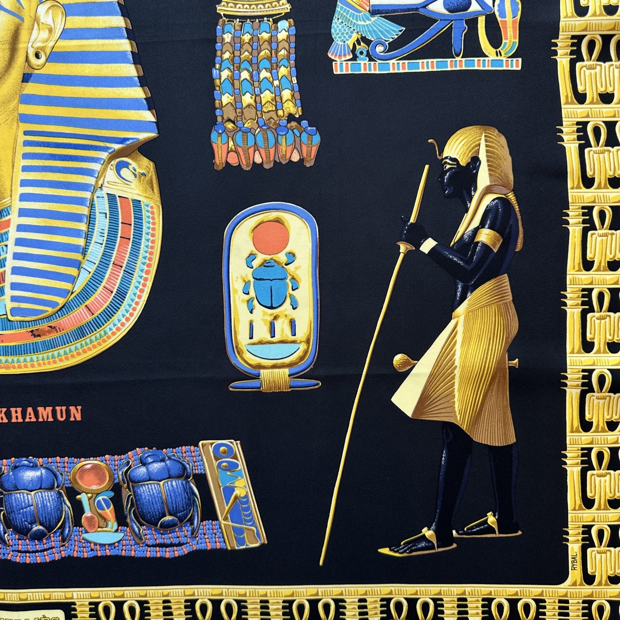 Tutankhamun - HERMES 90 CM SCARF