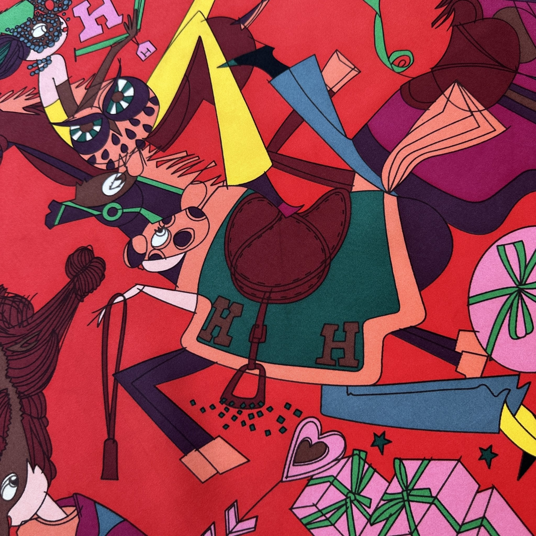 Le bal masqué - FOULARD HERMES 90 CM