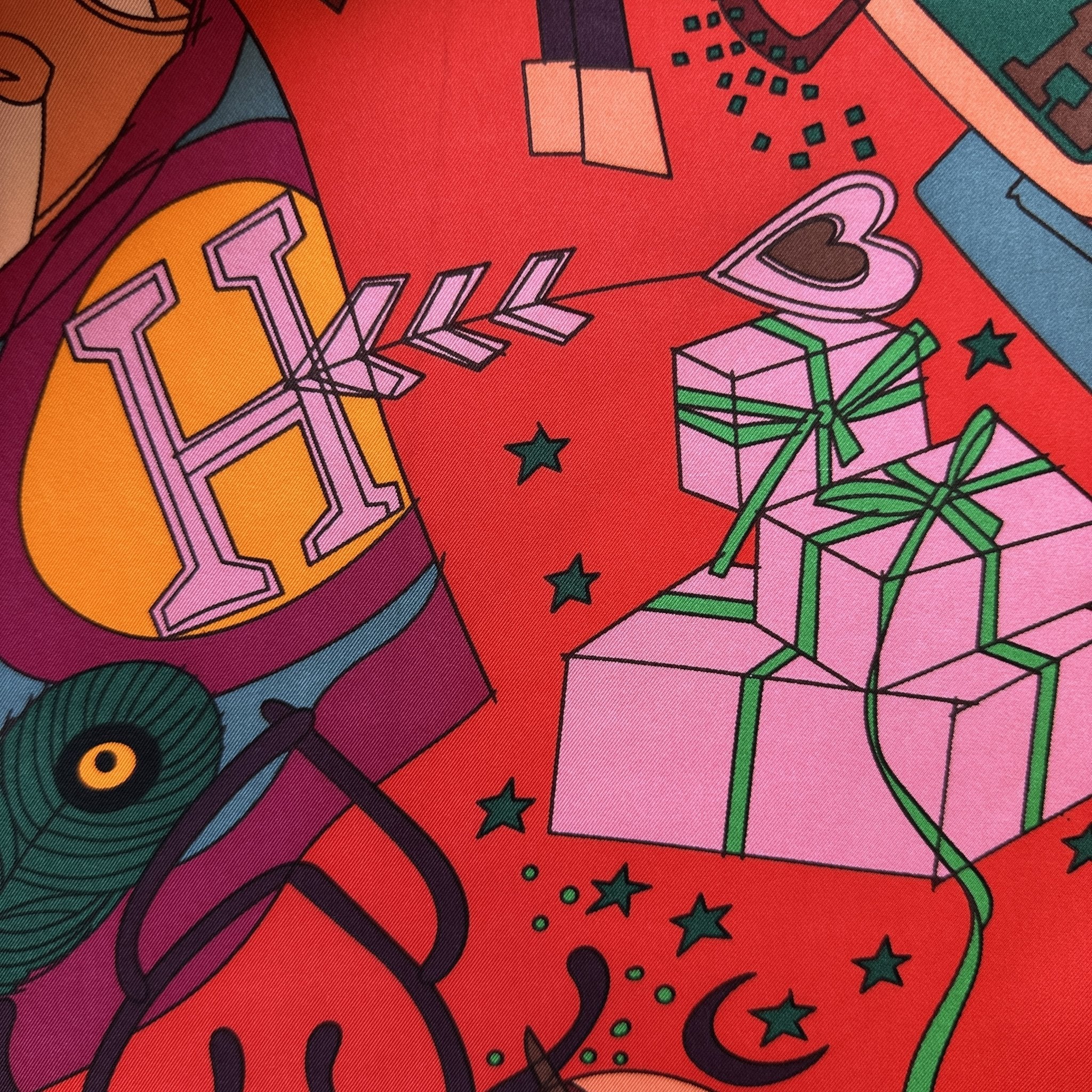 Le bal masqué - FOULARD HERMES 90 CM