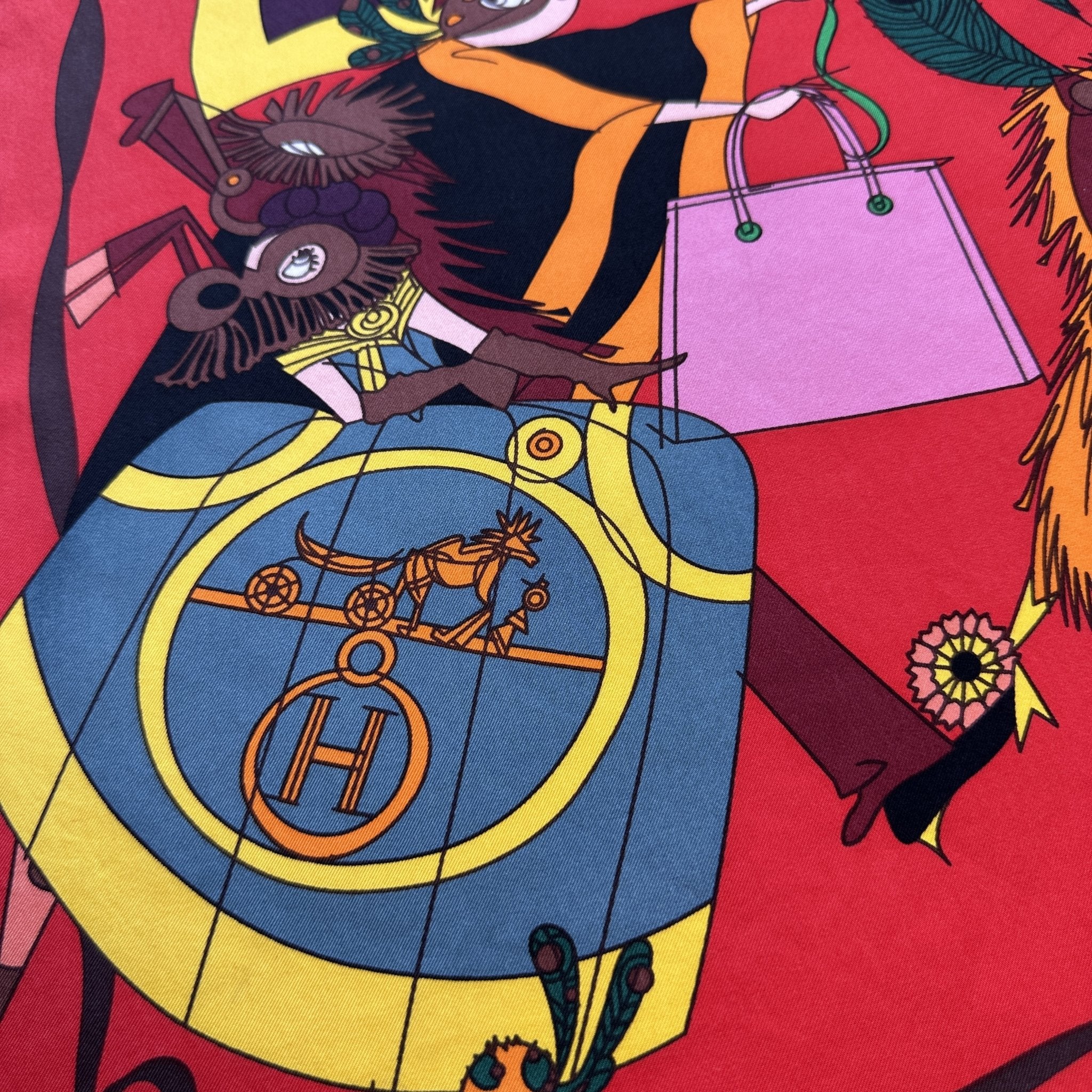 Le bal masqué - FOULARD HERMES 90 CM