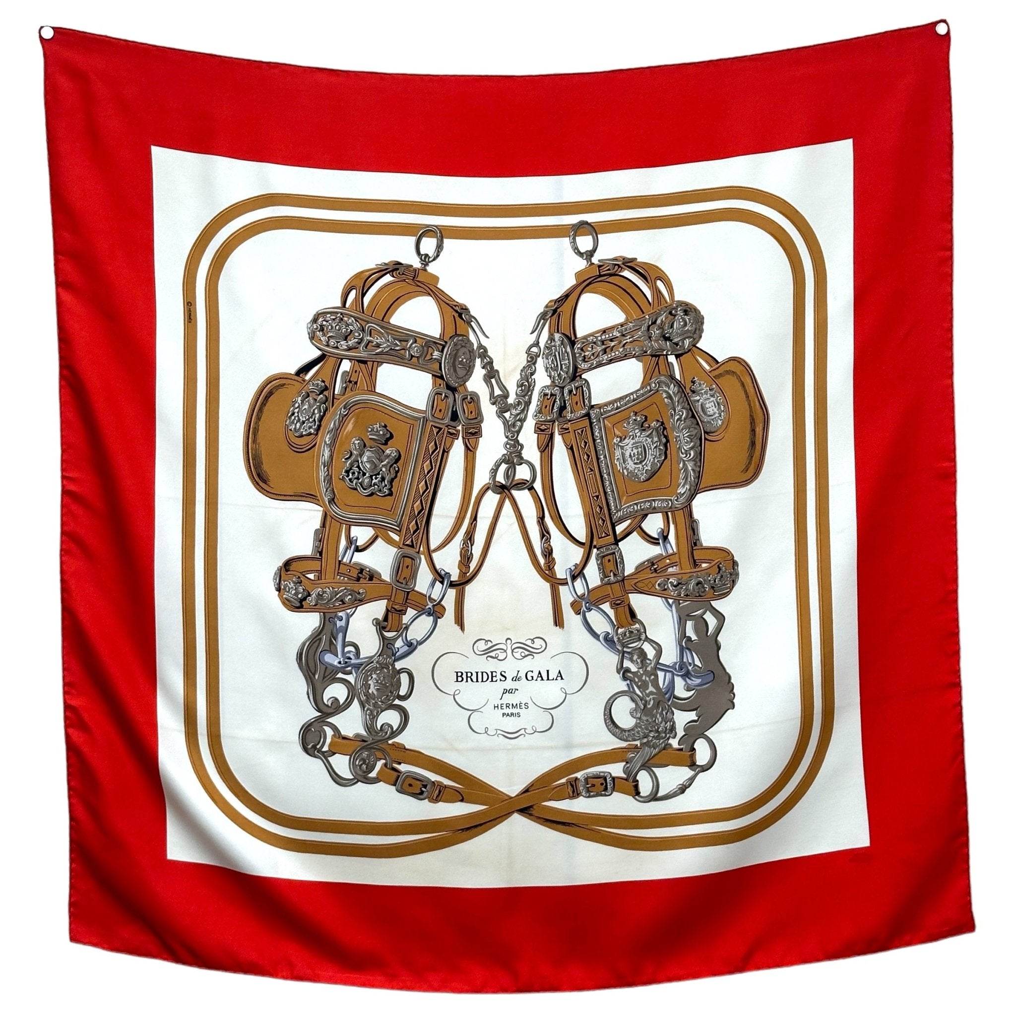 Brides de gala - FOULARD HERMES 90 CM - Carré Society