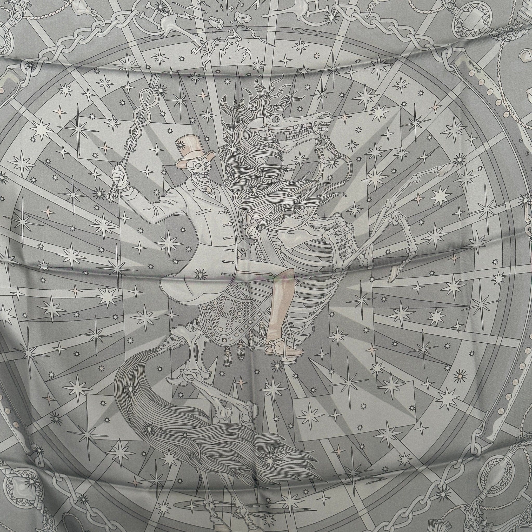 C'est la fête - FOULARD HERMES DOUBLE FACE - Carré Society