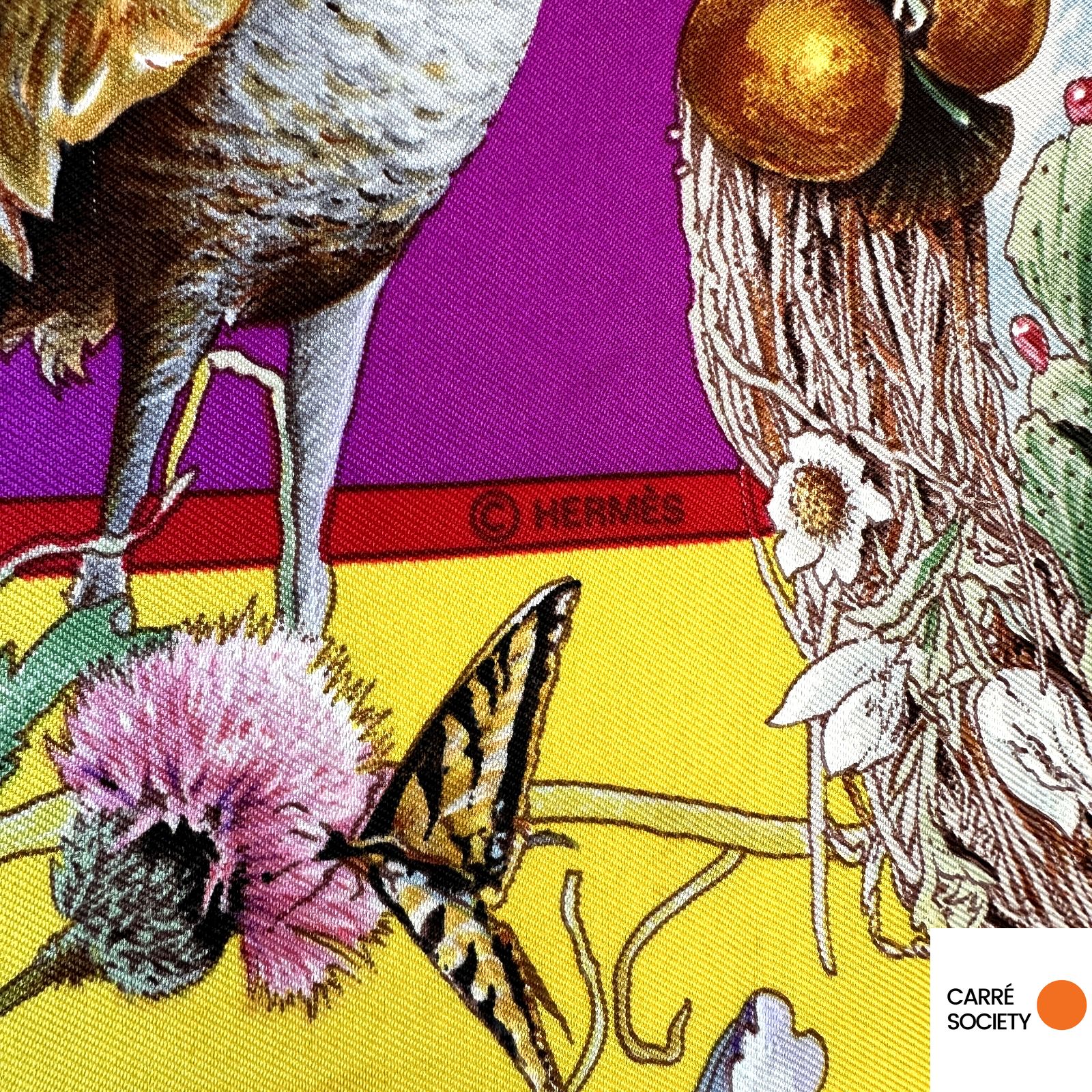 zoom sur le détail du logo de copyright Hermès