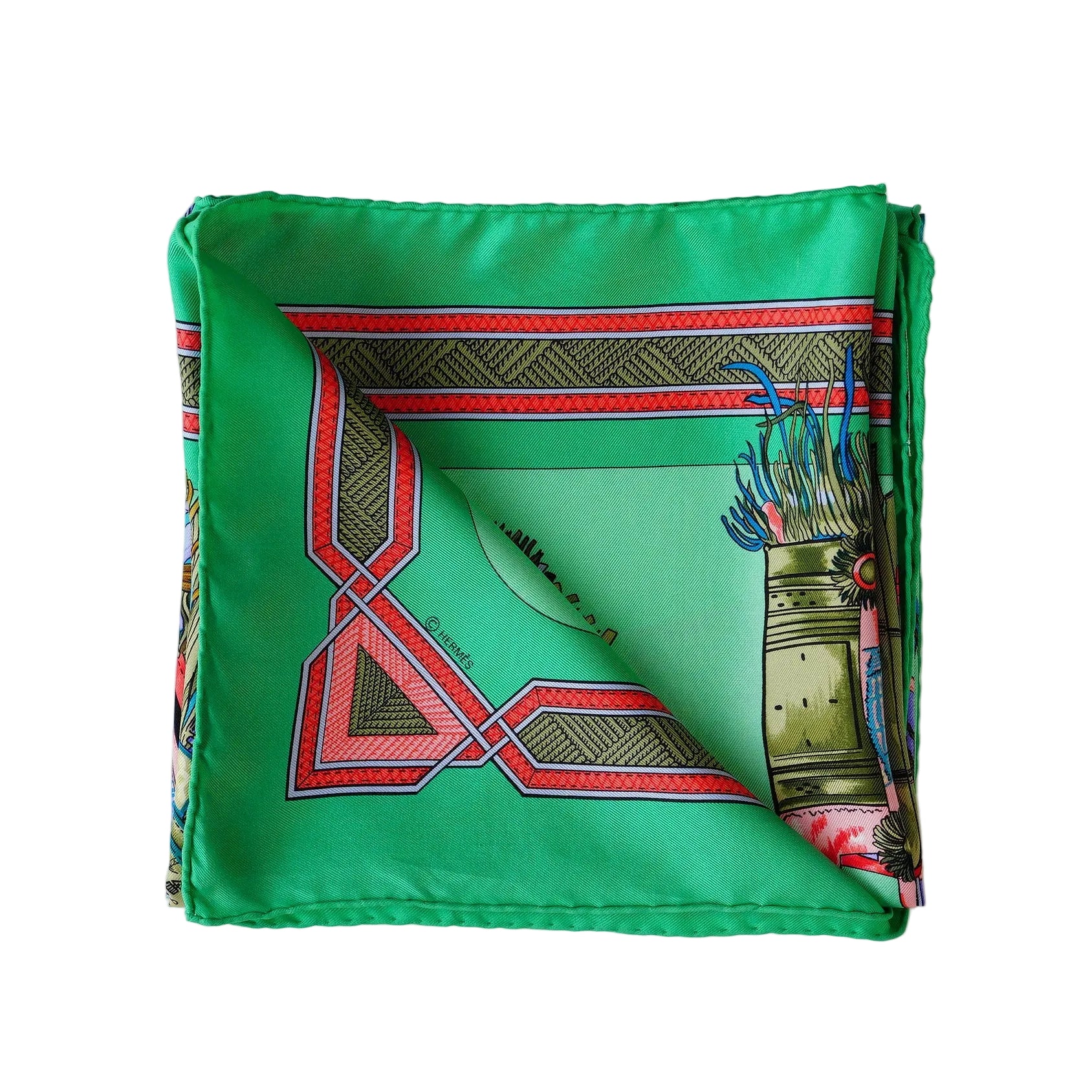 Carré Hermès - Cuirs du désert - Françoise de la Perrière