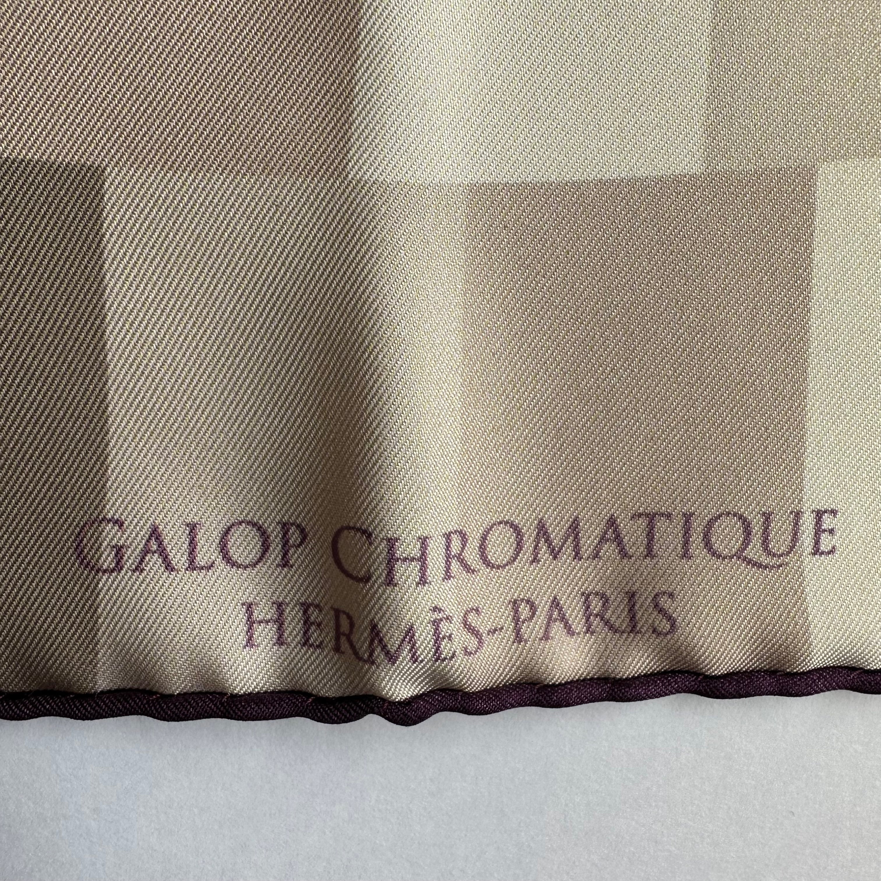 CHROMATIC GALOP SQUARE HERMES 90