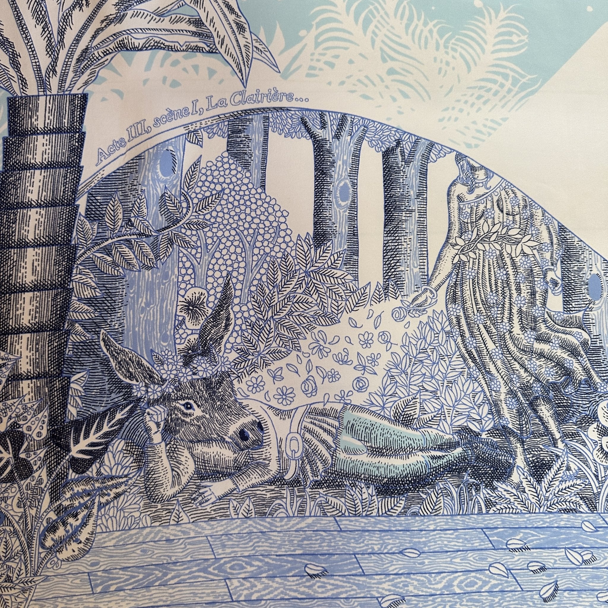 Act III, Scene 1, The Clearing - HERMES SCARF 90CM