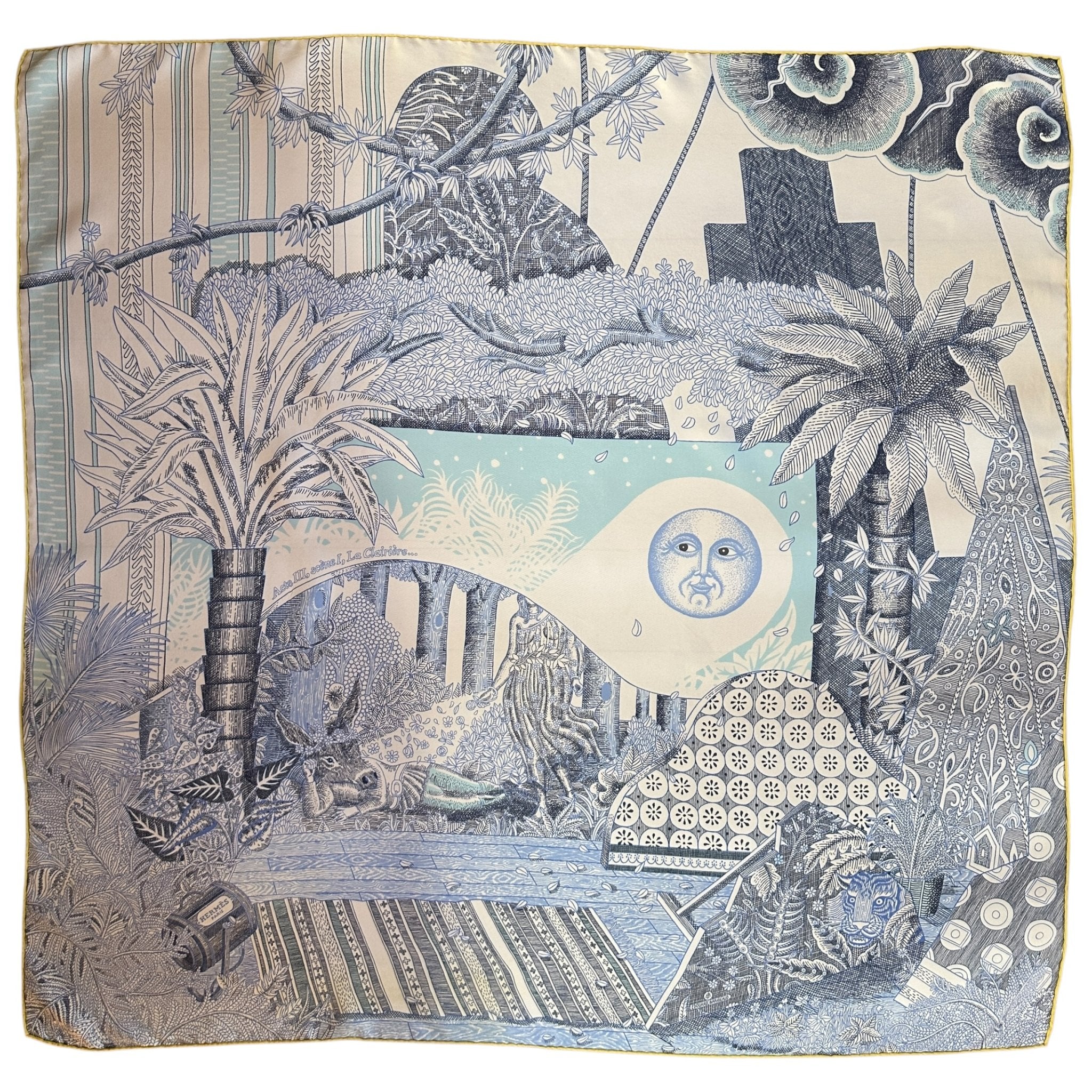 Act III, Scene 1, The Clearing - HERMES SCARF 90CM