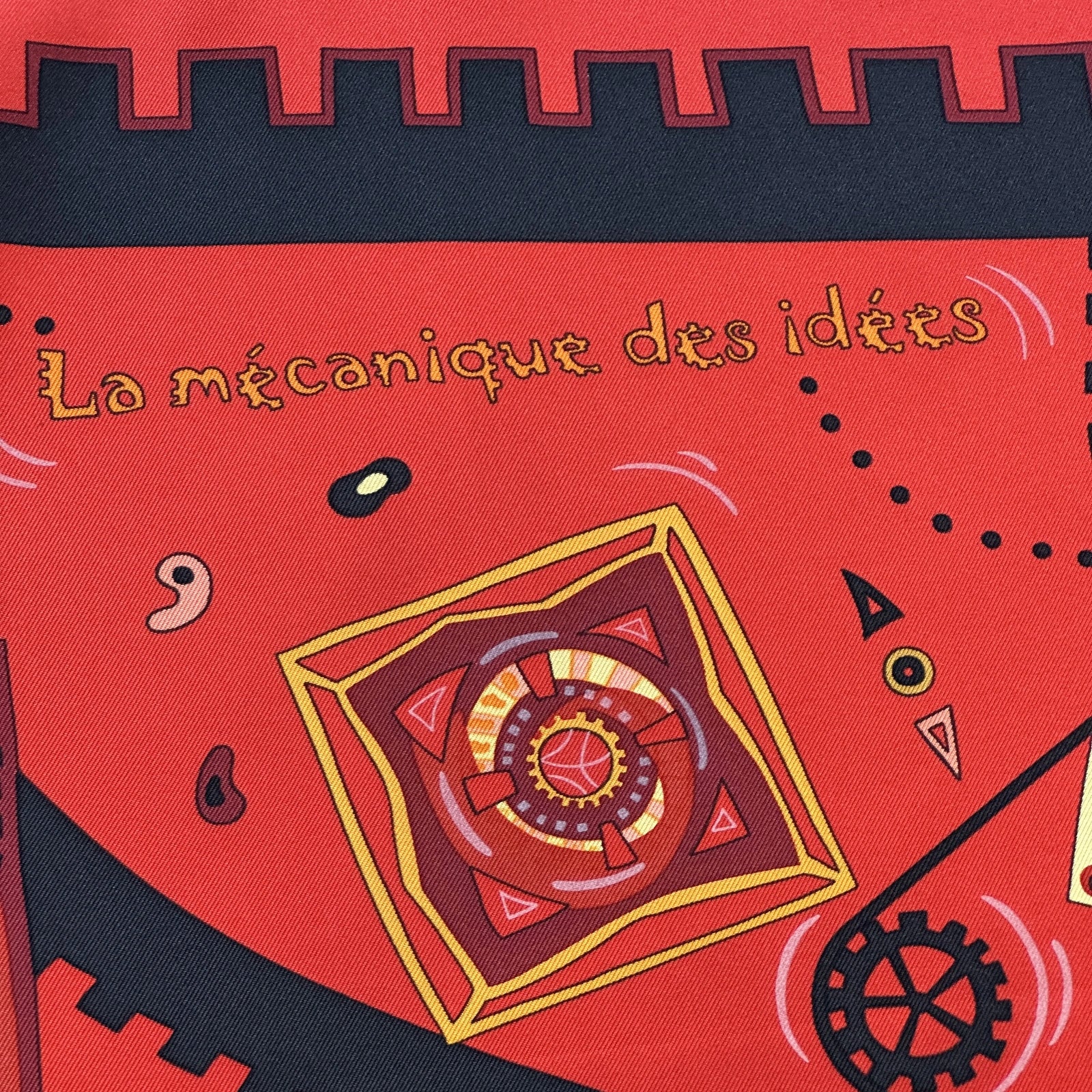 La mécanique des idées - FOULARD HERMES 90