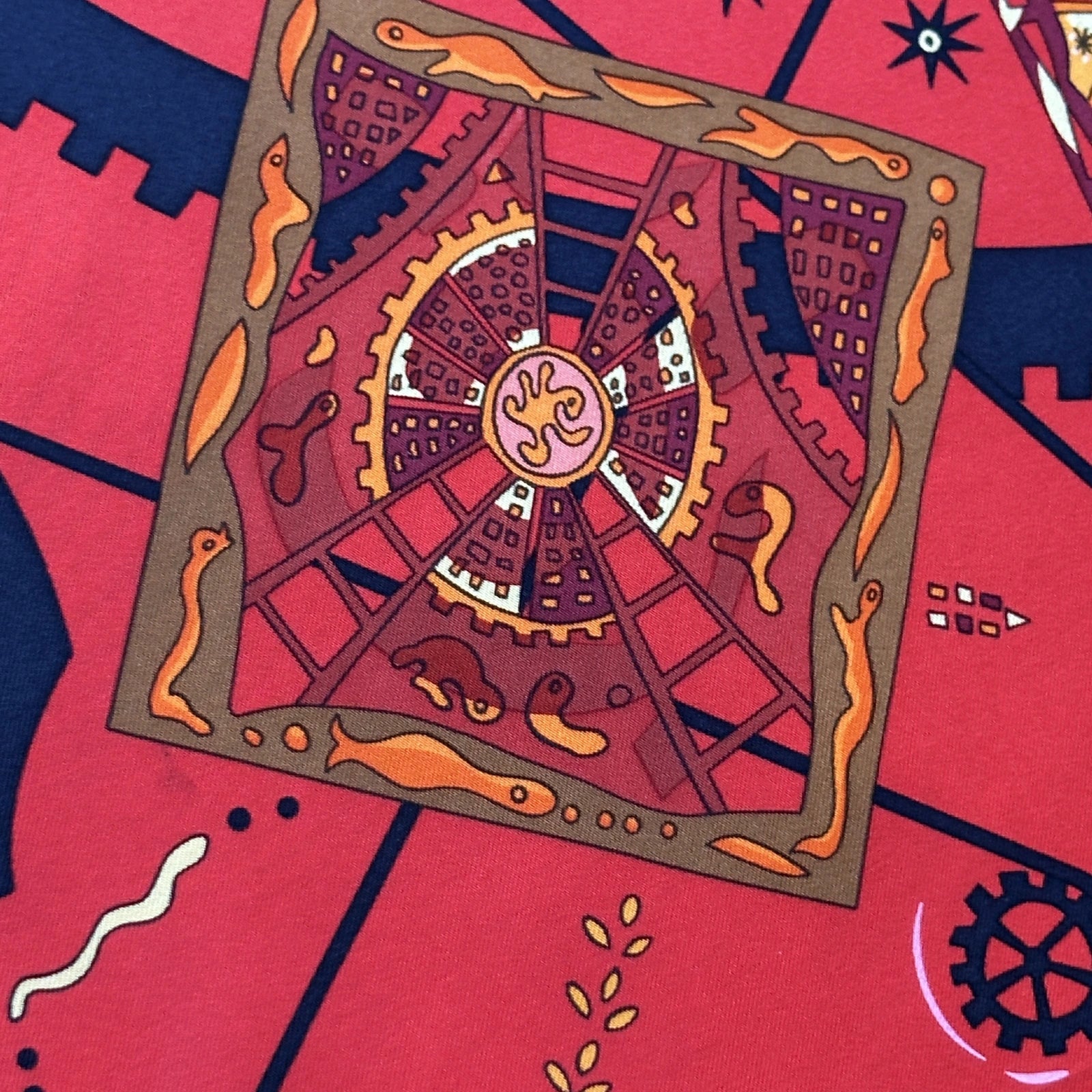 La mécanique des idées - FOULARD HERMES 90