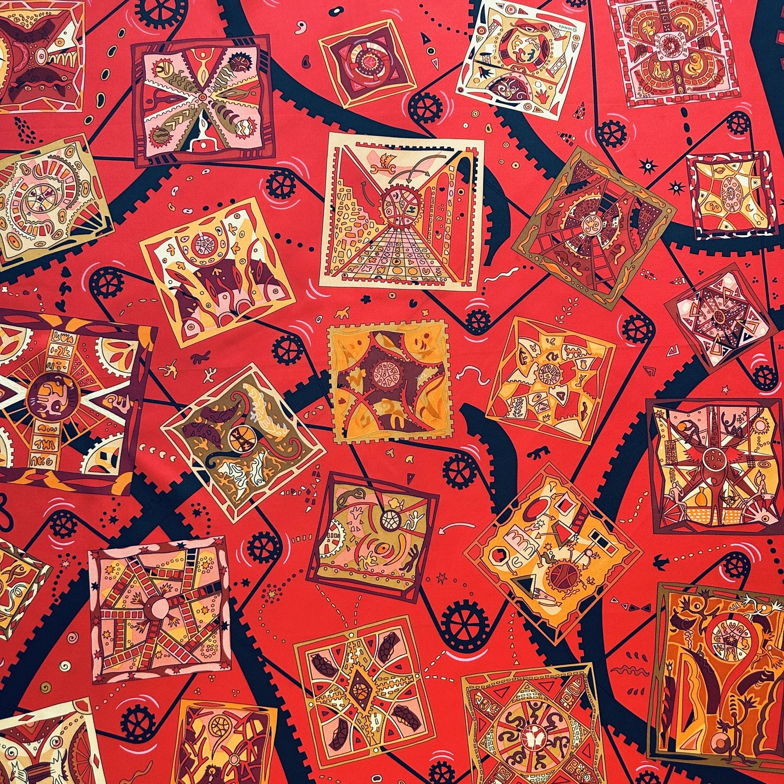La mécanique des idées - FOULARD HERMES 90