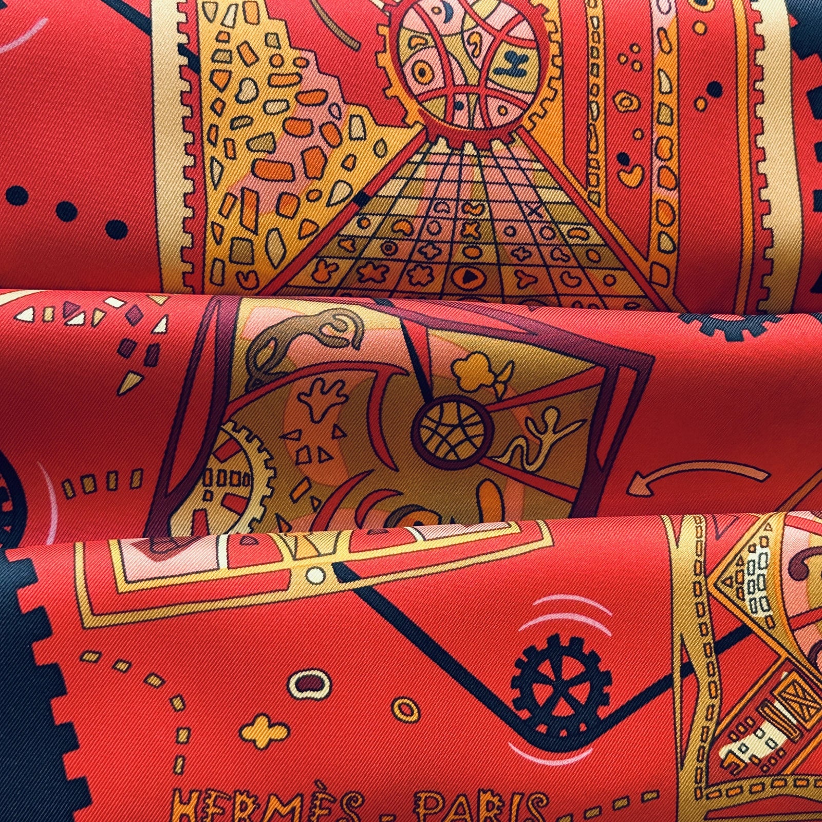 La mécanique des idées - FOULARD HERMES 90